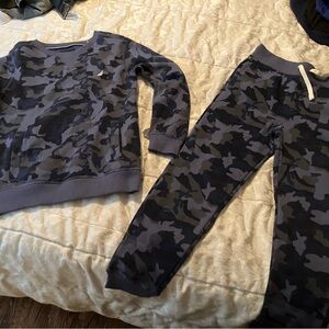 Nautica Kids Camo Matching Set - Black and Gray